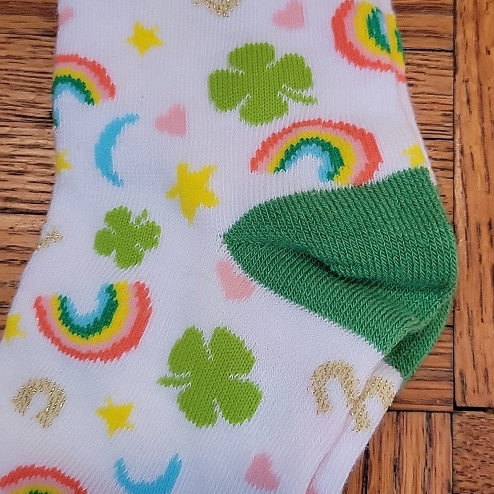 Claire's Rainbow and Shamrock Socks - Picture 4 of 7